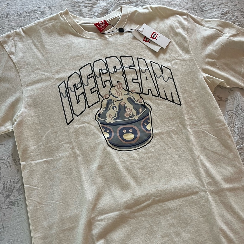 ICECREAM 🍦men’s toppings ss t shirt size M in a white / cream color NWT 🍭 - Picture 13 of 13